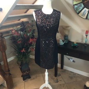 NWT Rachel Rachel Roy Black & Iridescent dress. 8